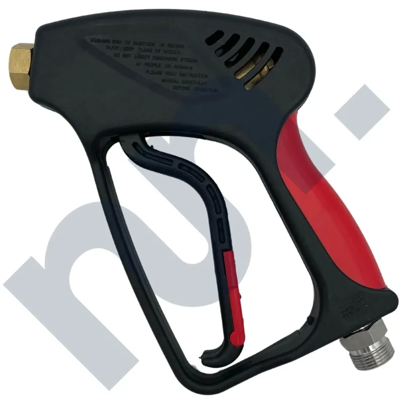 POIGNEE PISTOLET LAVAGE HAUTE PRESSION MALE 22X150 ROTATIF - F1/4 - 350 BAR - 40L/MIN