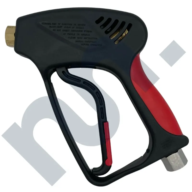 POIGNEE PISTOLET LAVAGE HAUTE PRESSION FEMELLE GAZ 3/8 ROTATIF - F1/4 - 350 BAR - 40L/MIN