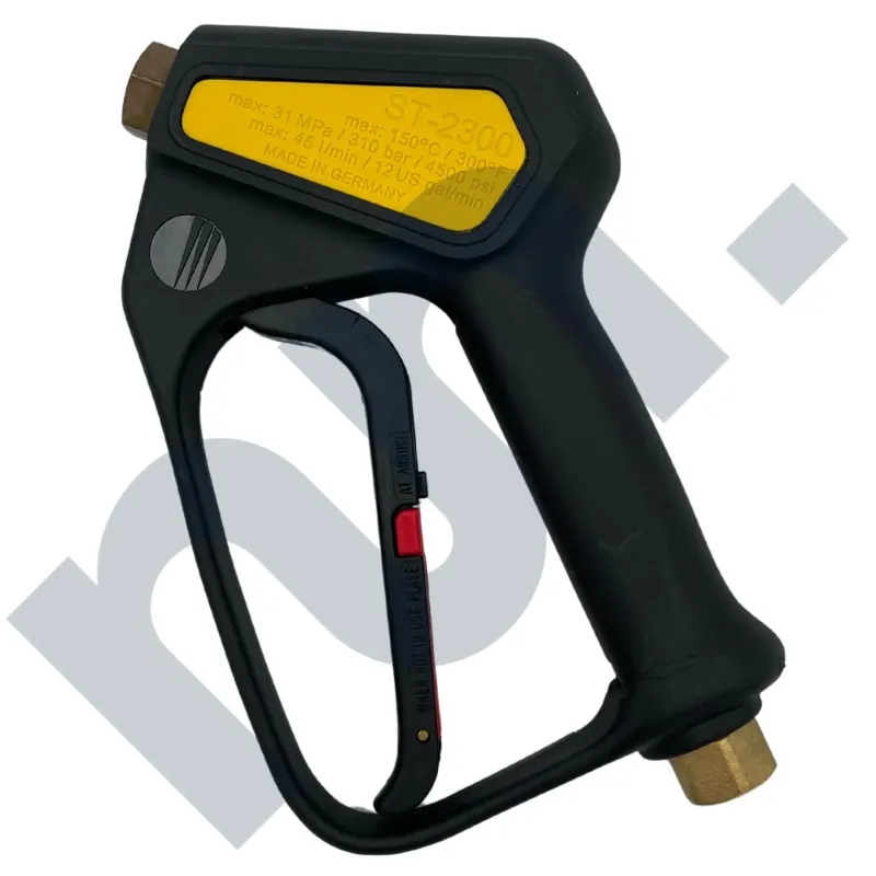 POIGNEE PISTOLET LAVAGE HAUTE PRESSION FEMELLE GAZ 3/8 - F1/4 - 310 BAR - 45L/MIN
