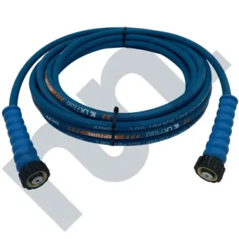 Flexible HP 1SN lavage bleu 1/4 DN6 femelle 22X150