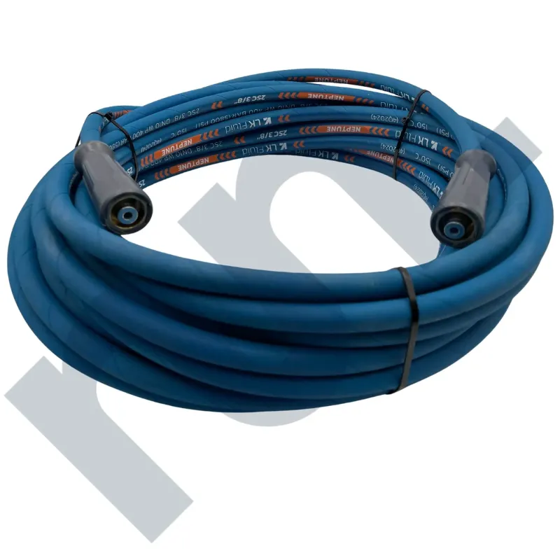 Flexible HP 2SC lavage bleu 3/8 DN10 femelle easylock